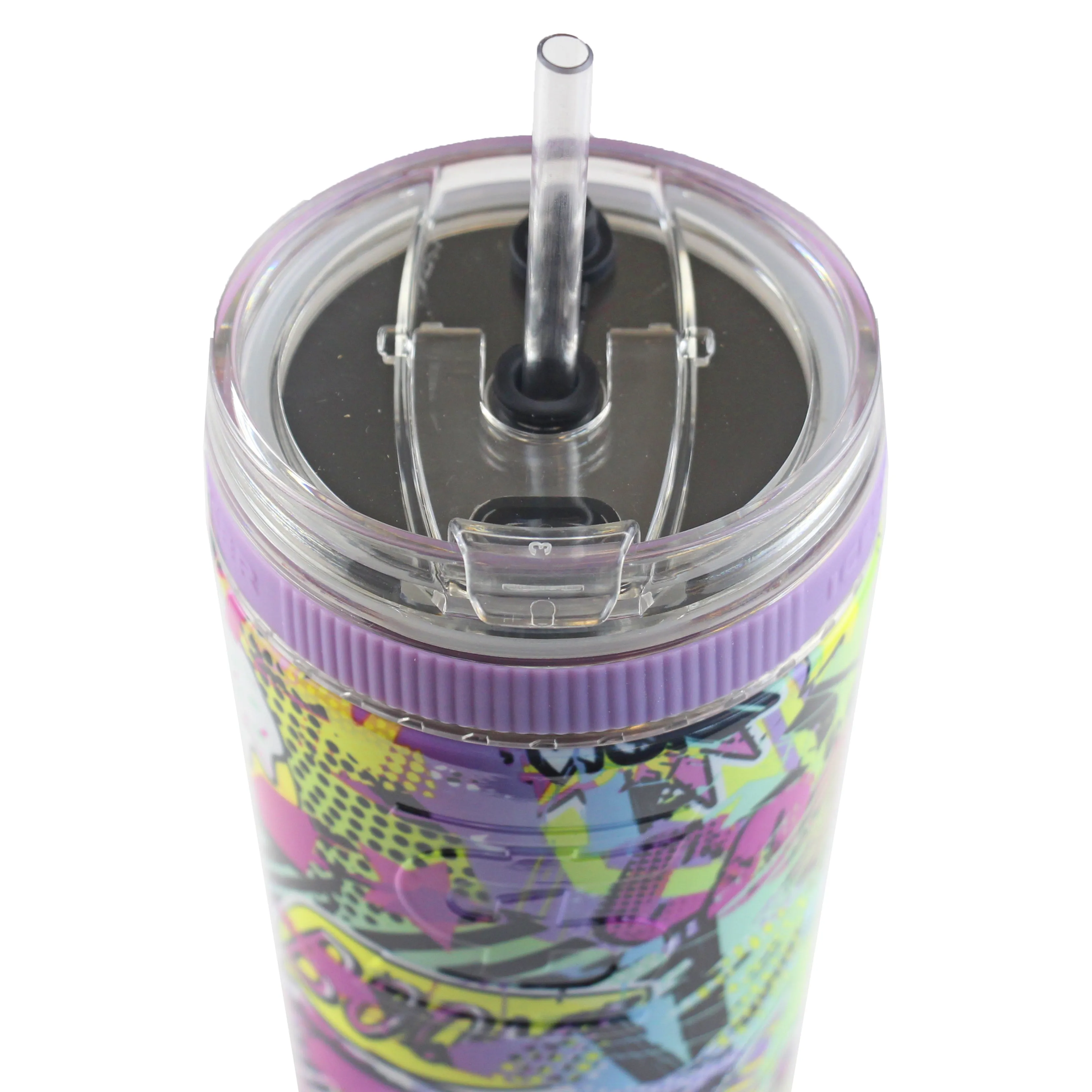 26oz Graffiti Flex Bottle with Metal Base