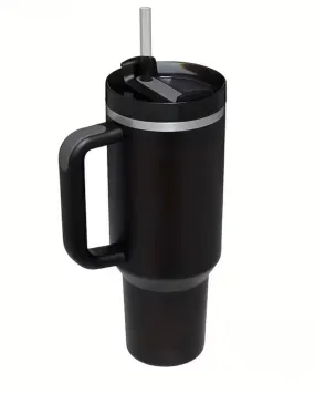 Adventure Quencher Vacuum Travel Tumbler Mug - Black