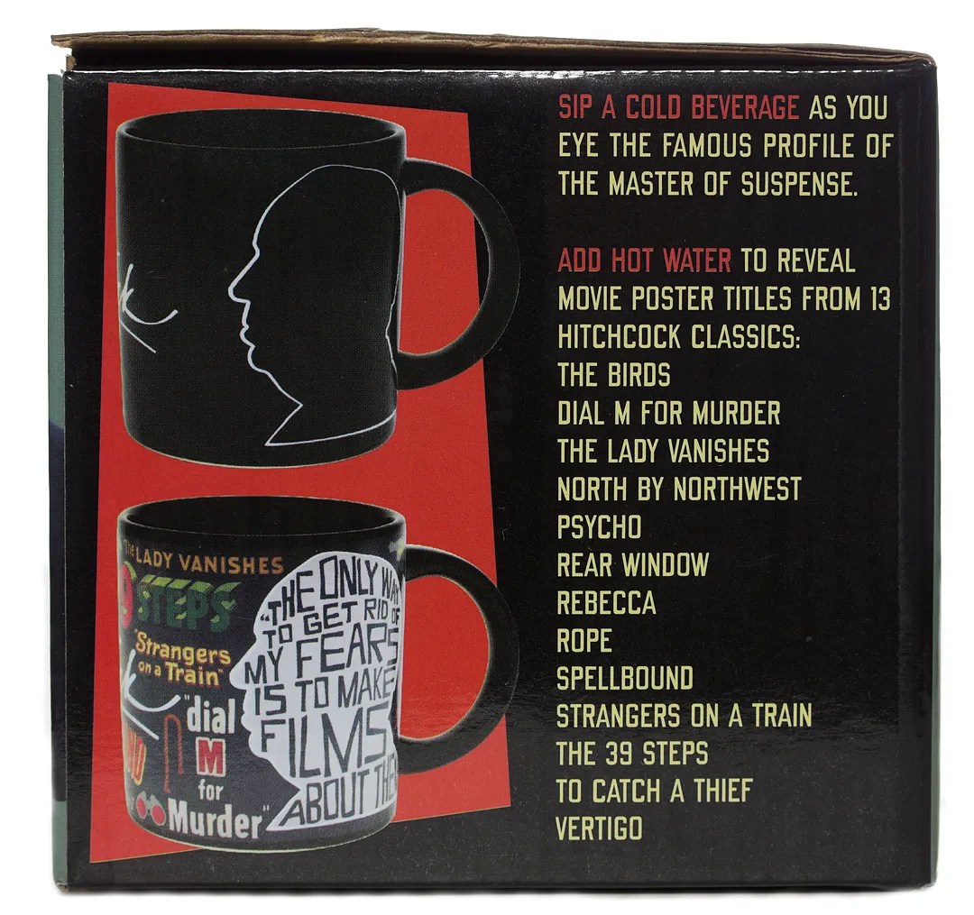 ALFRED HITCHCOCK DISAPPEARING IMAGE MUG