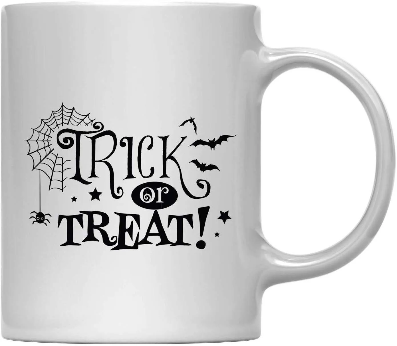 Andaz Press 11oz. Coffee Mug, Trick or Treat Spiderweb