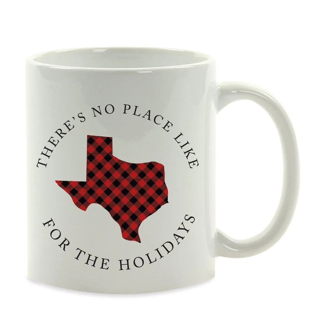 Andaz Press 11oz Plaid US State Home Coffee Mug