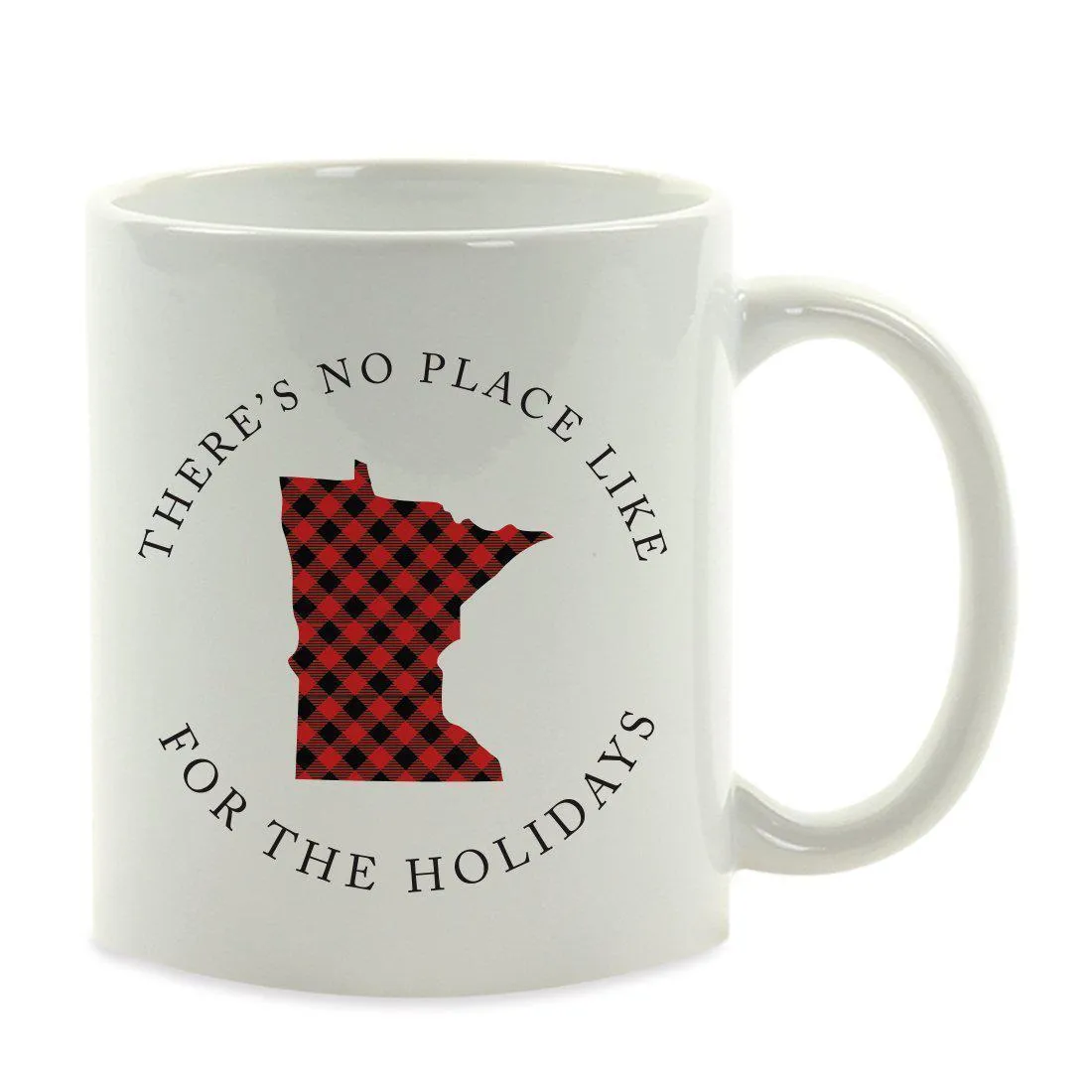 Andaz Press 11oz Plaid US State Home Coffee Mug