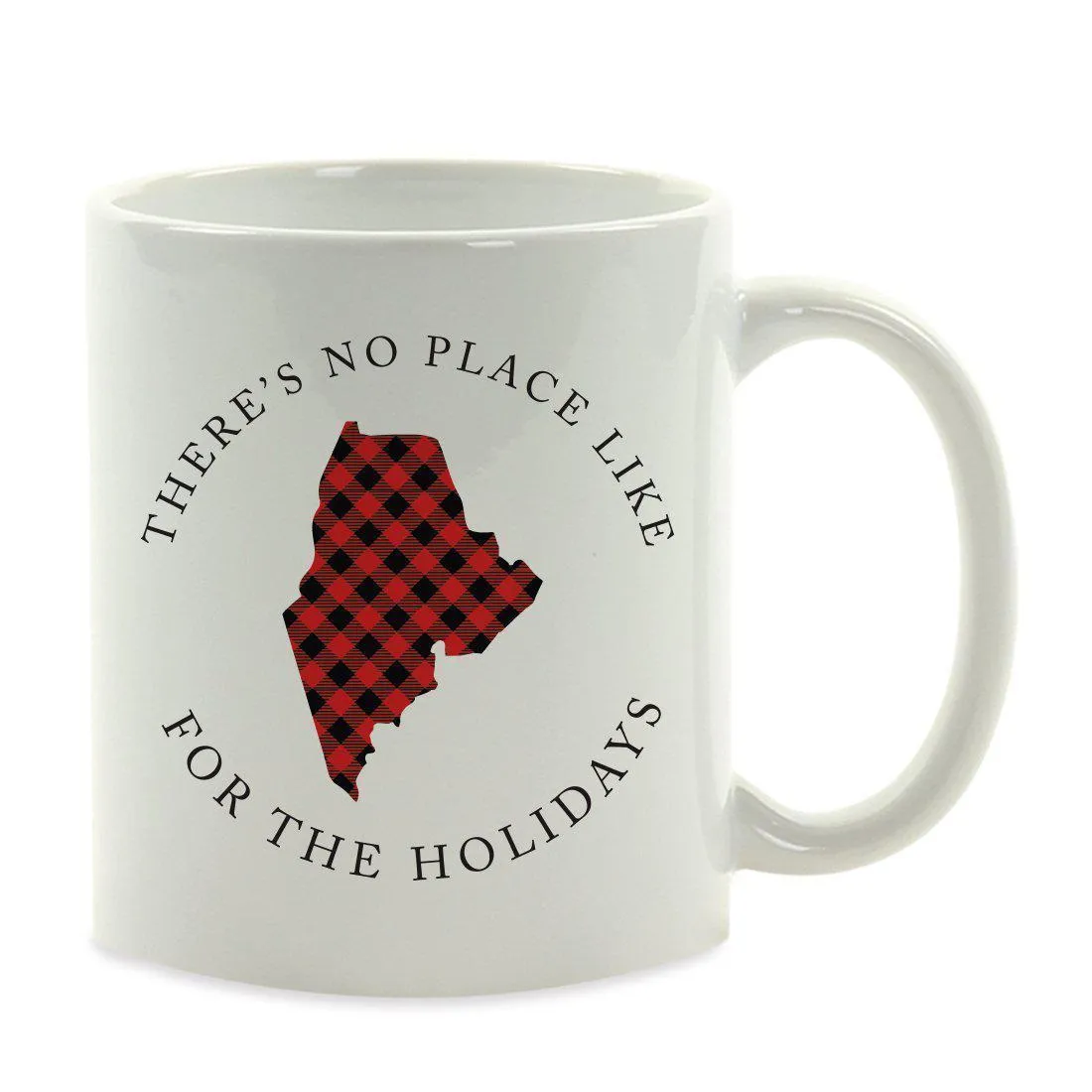 Andaz Press 11oz Plaid US State Home Coffee Mug