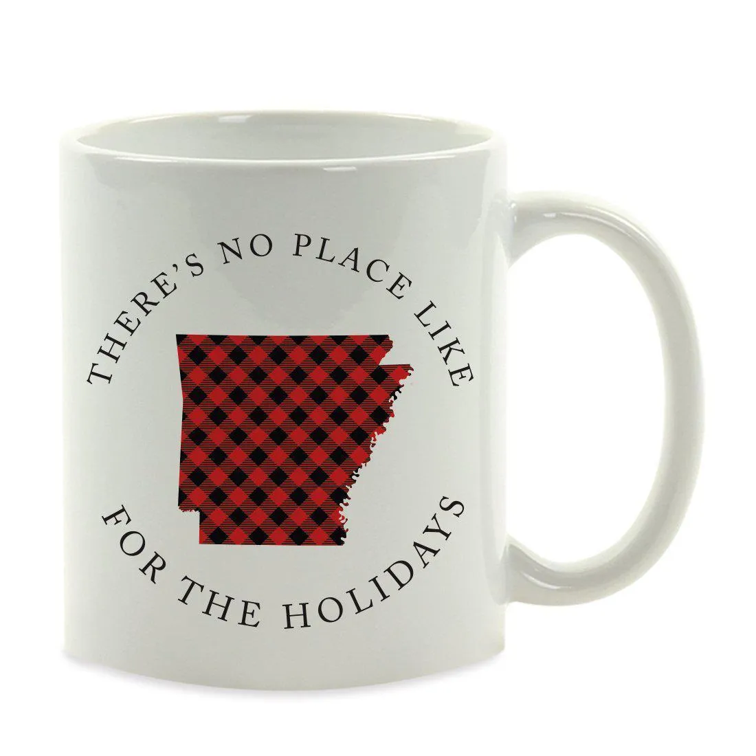 Andaz Press 11oz Plaid US State Home Coffee Mug