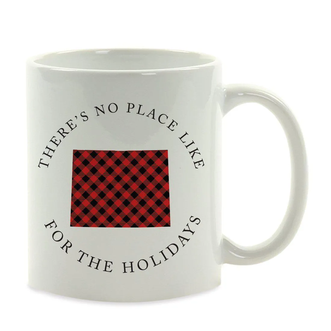 Andaz Press 11oz Plaid US State Home Coffee Mug