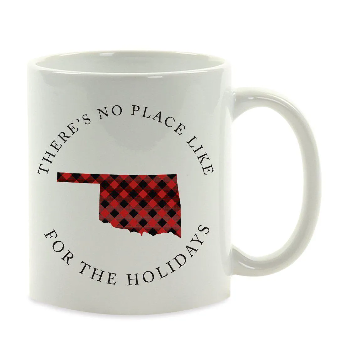 Andaz Press 11oz Plaid US State Home Coffee Mug