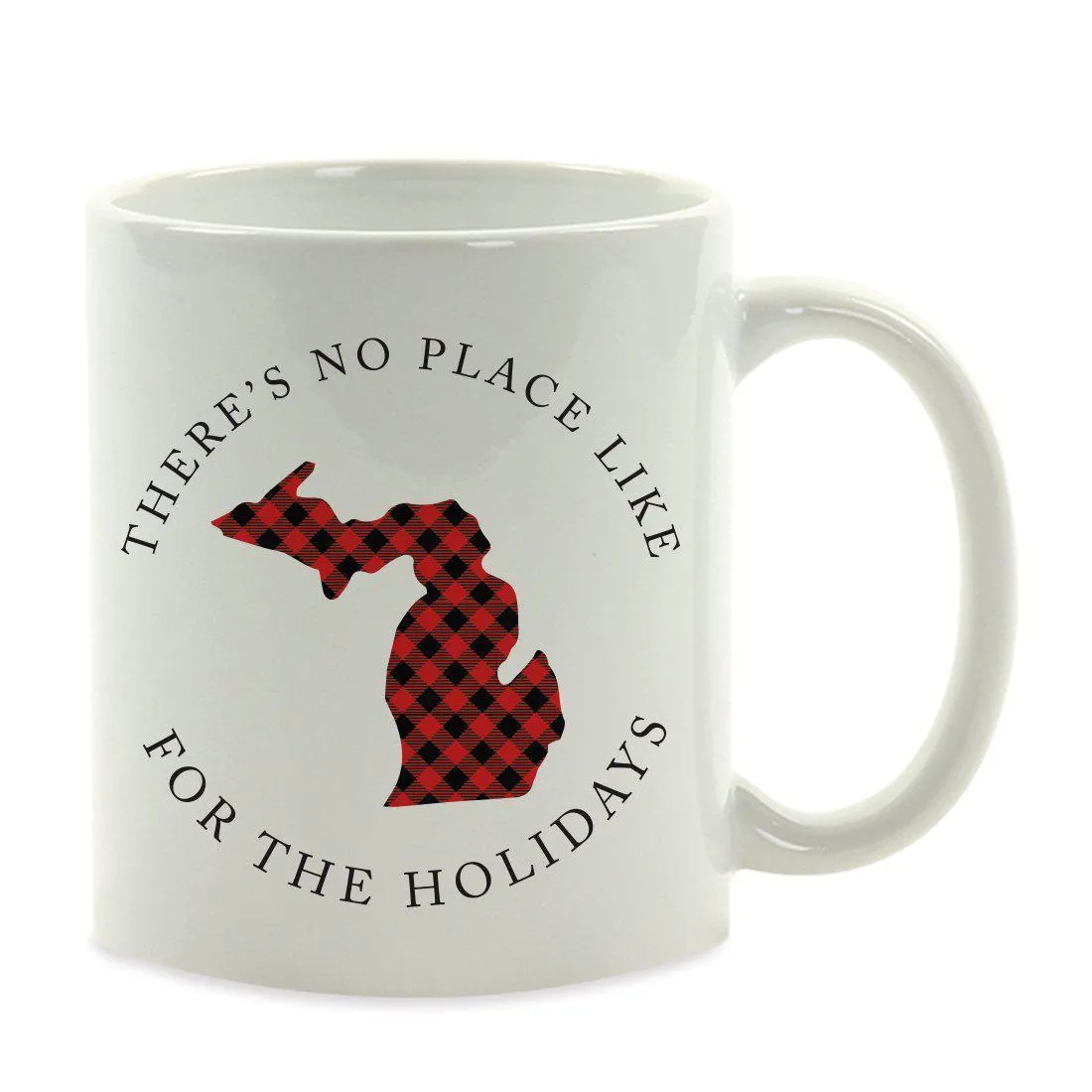 Andaz Press 11oz Plaid US State Home Coffee Mug