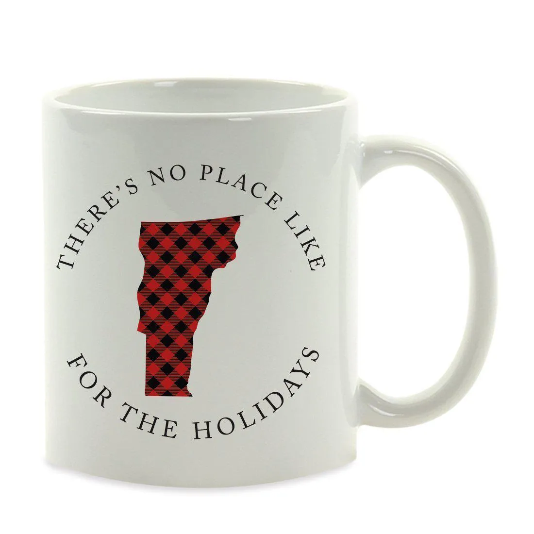 Andaz Press 11oz Plaid US State Home Coffee Mug