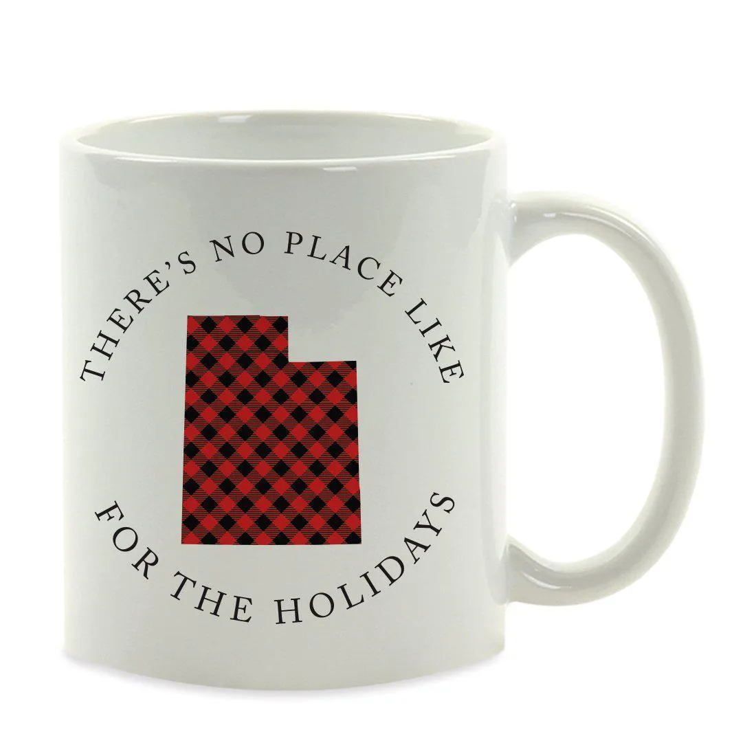 Andaz Press 11oz Plaid US State Home Coffee Mug