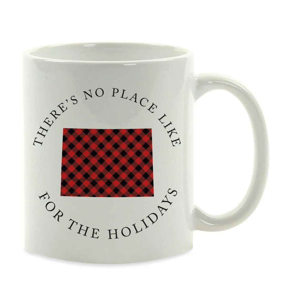 Andaz Press 11oz Plaid US State Home Coffee Mug