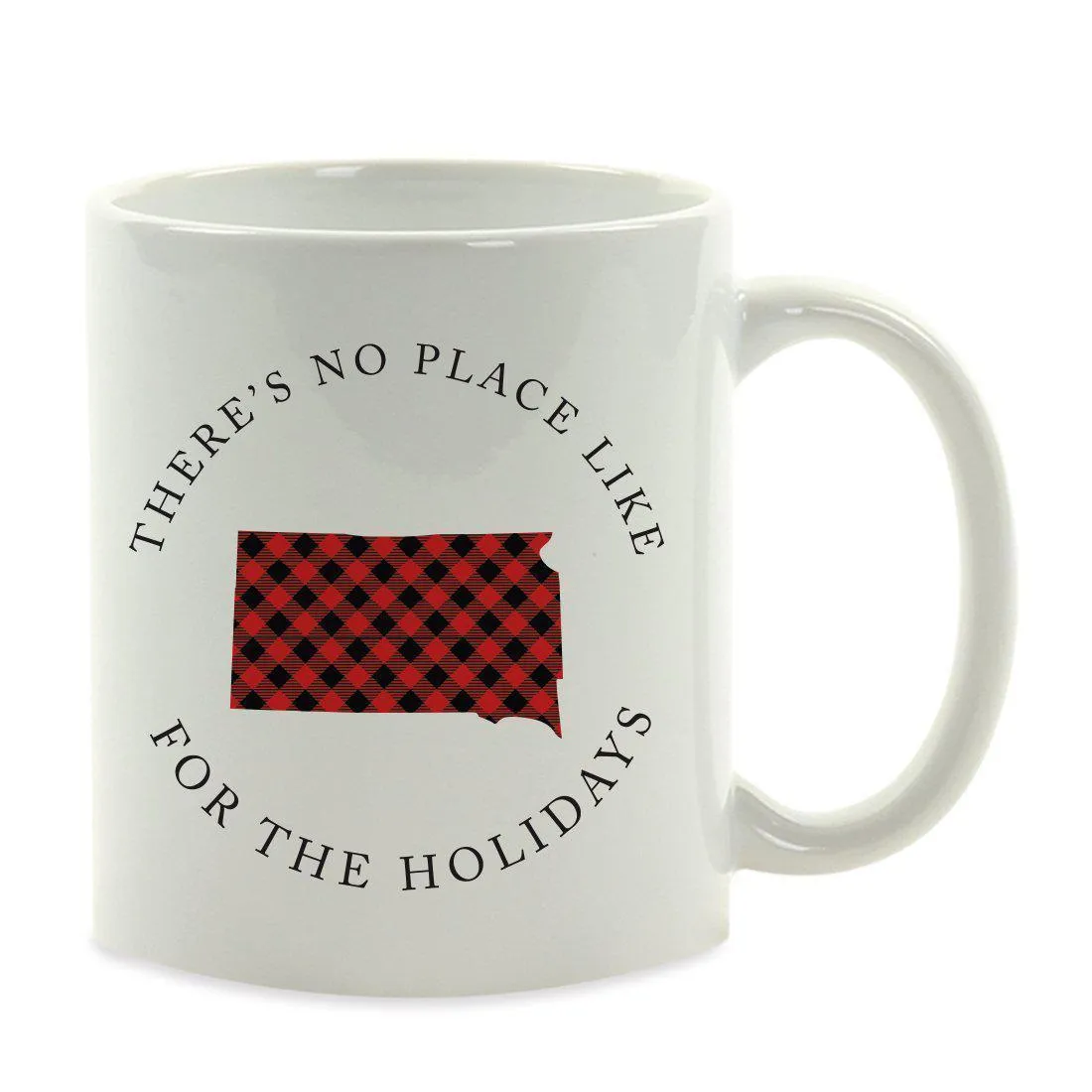 Andaz Press 11oz Plaid US State Home Coffee Mug