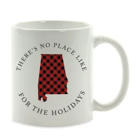 Andaz Press 11oz Plaid US State Home Coffee Mug