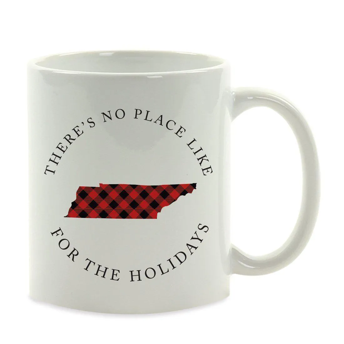 Andaz Press 11oz Plaid US State Home Coffee Mug