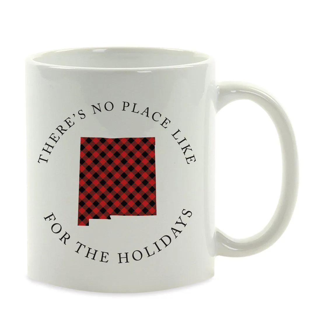 Andaz Press 11oz Plaid US State Home Coffee Mug