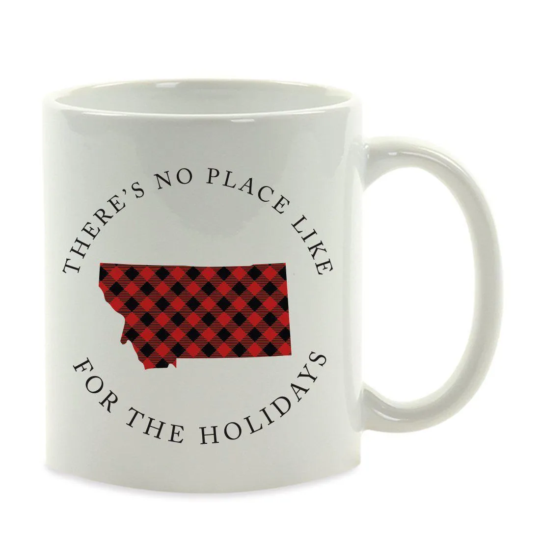 Andaz Press 11oz Plaid US State Home Coffee Mug