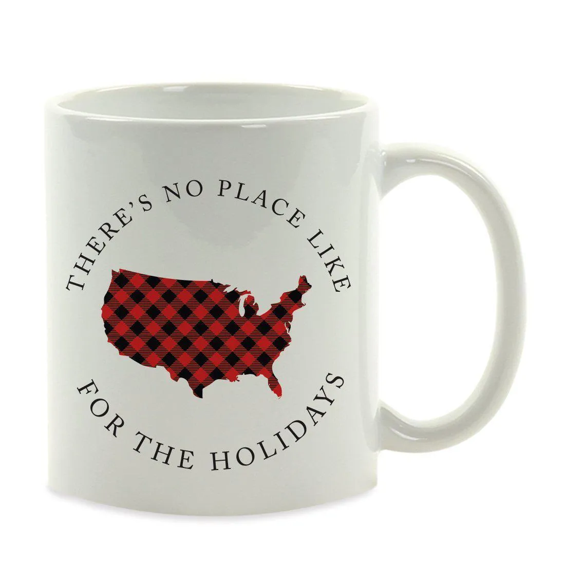 Andaz Press 11oz Plaid US State Home Coffee Mug