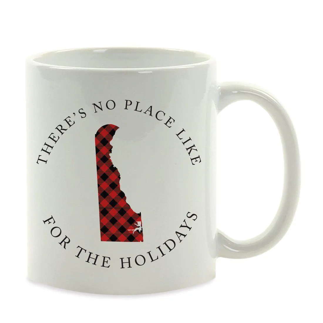 Andaz Press 11oz Plaid US State Home Coffee Mug