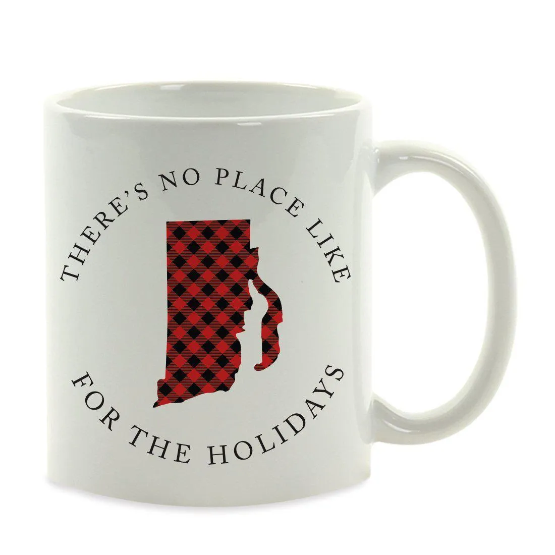 Andaz Press 11oz Plaid US State Home Coffee Mug