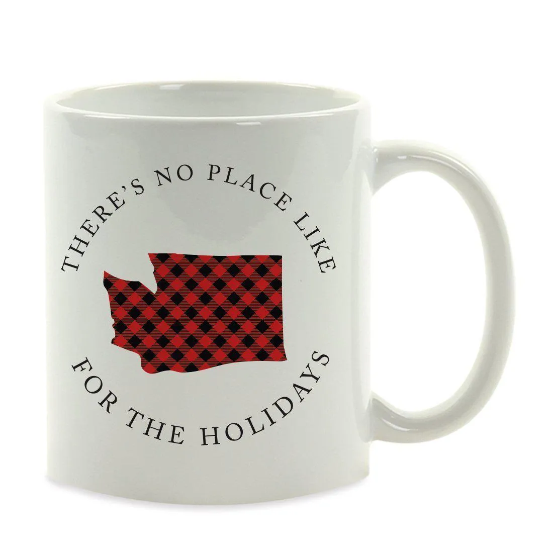 Andaz Press 11oz Plaid US State Home Coffee Mug