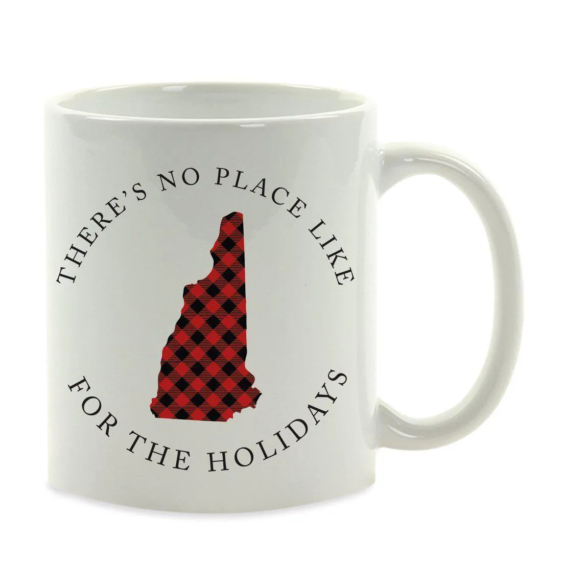 Andaz Press 11oz Plaid US State Home Coffee Mug