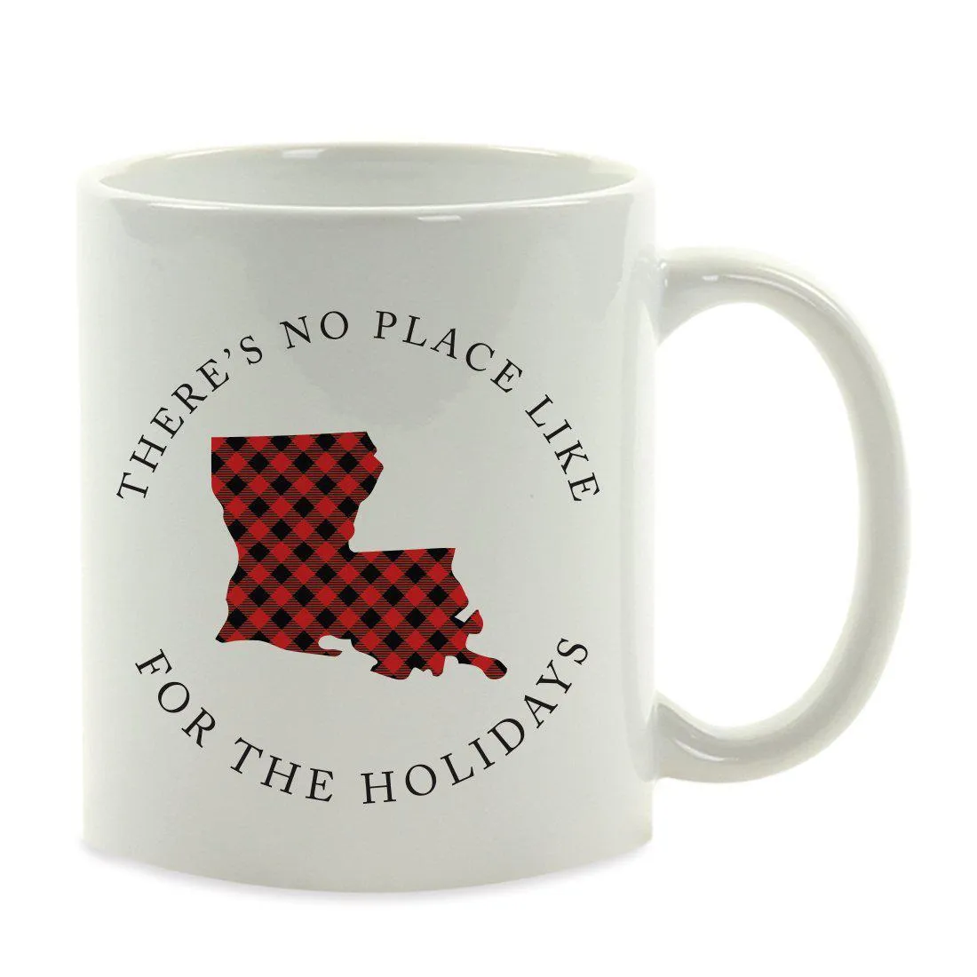 Andaz Press 11oz Plaid US State Home Coffee Mug