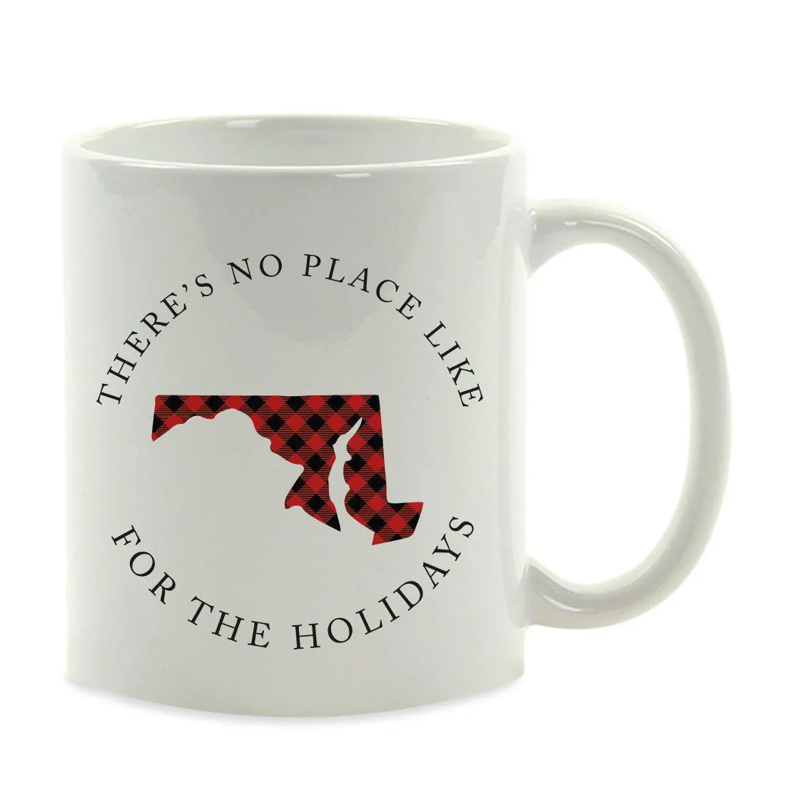 Andaz Press 11oz Plaid US State Home Coffee Mug