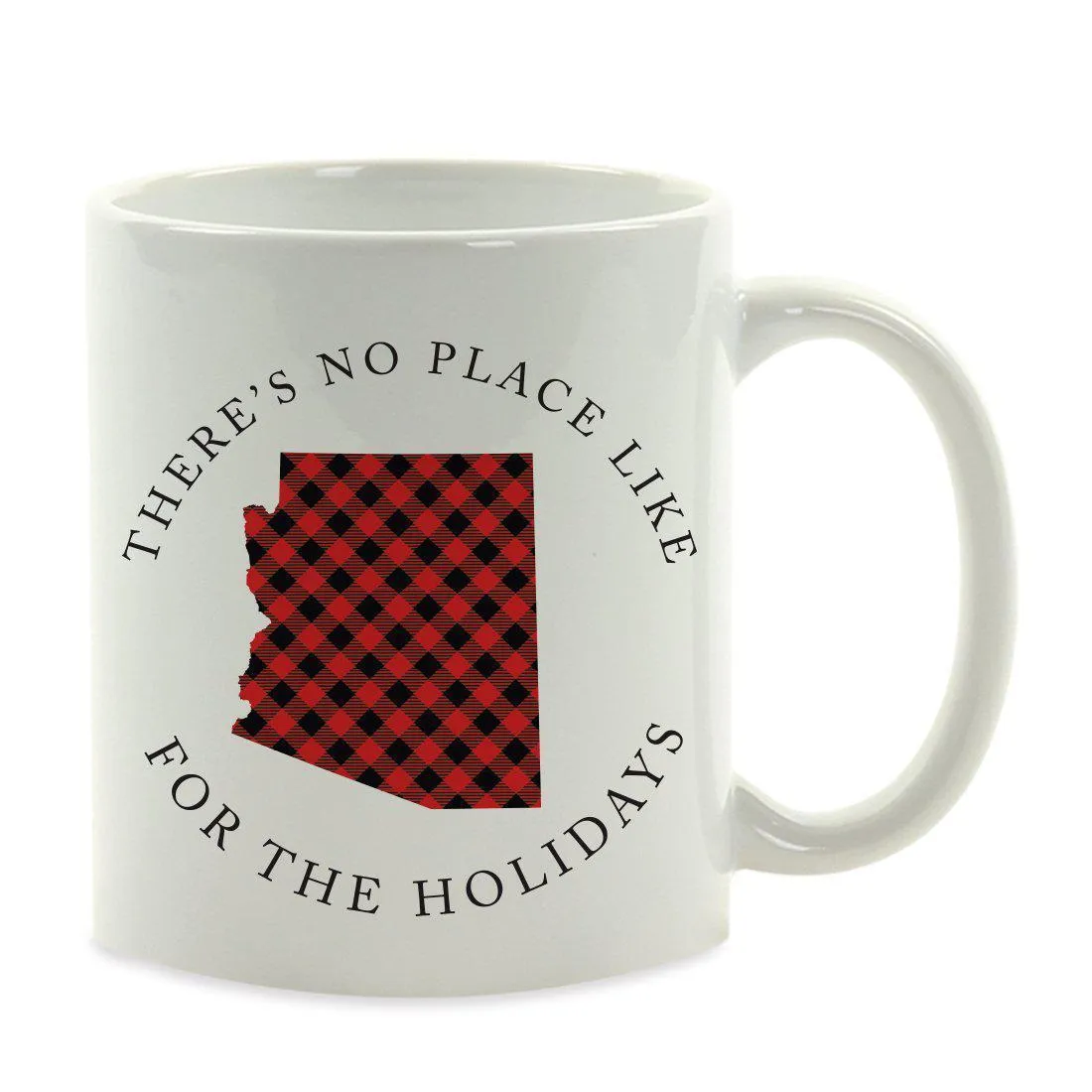 Andaz Press 11oz Plaid US State Home Coffee Mug