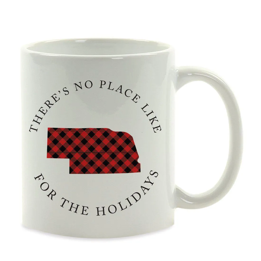 Andaz Press 11oz Plaid US State Home Coffee Mug