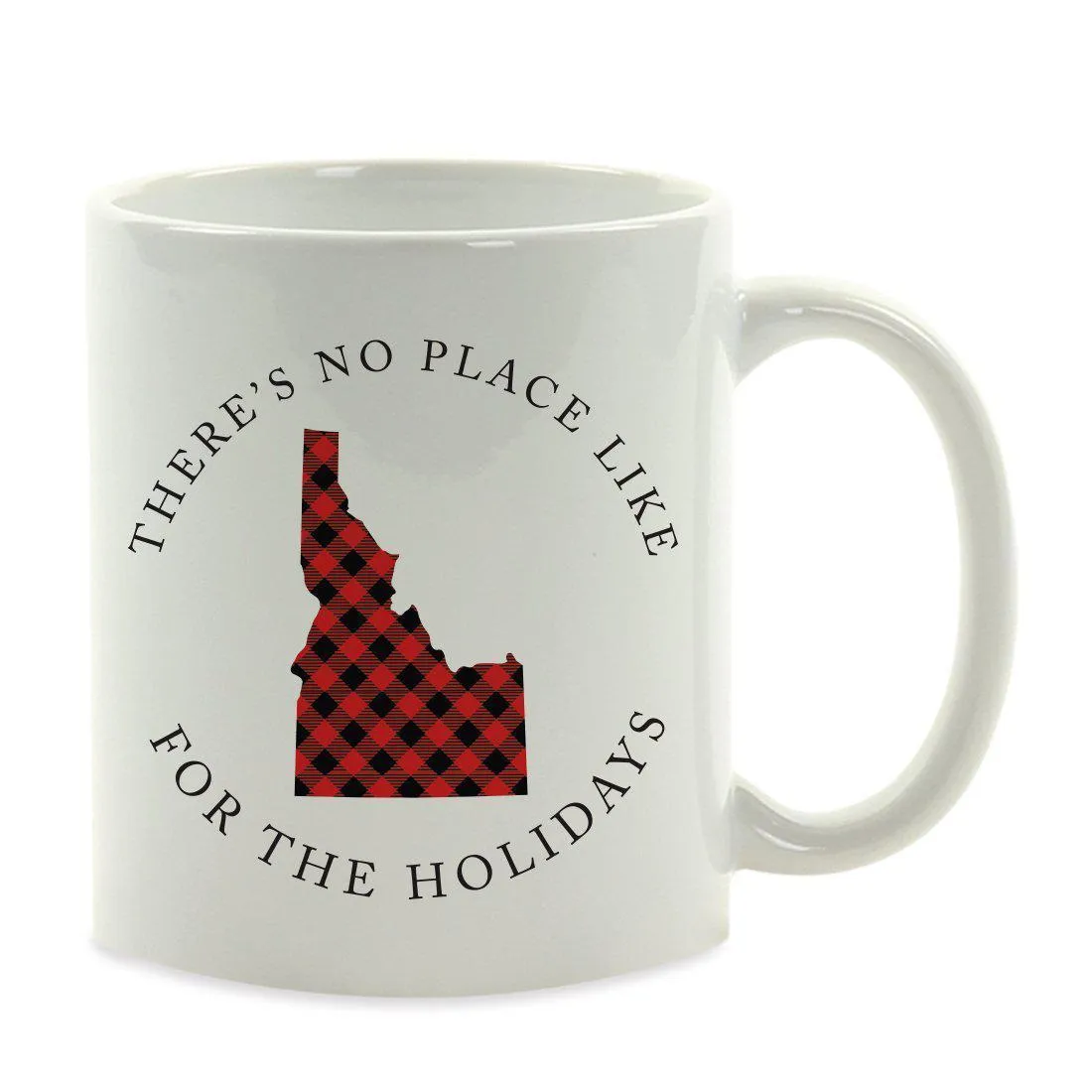 Andaz Press 11oz Plaid US State Home Coffee Mug