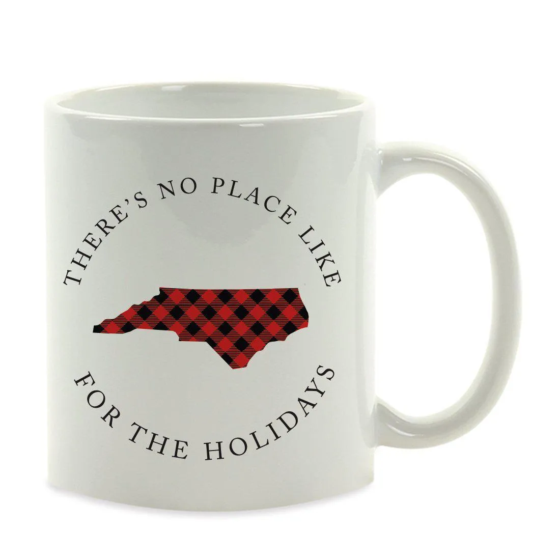 Andaz Press 11oz Plaid US State Home Coffee Mug