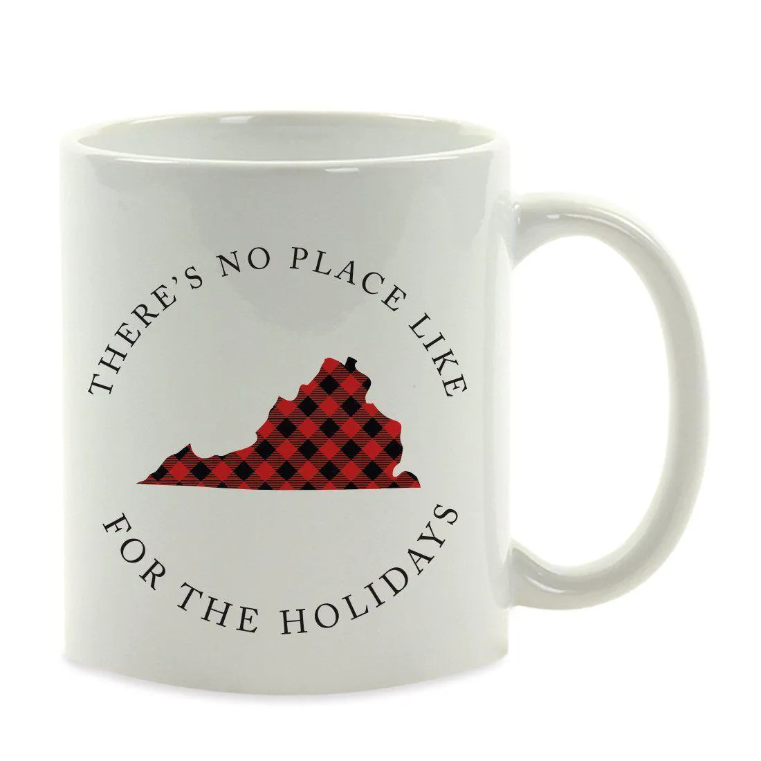 Andaz Press 11oz Plaid US State Home Coffee Mug