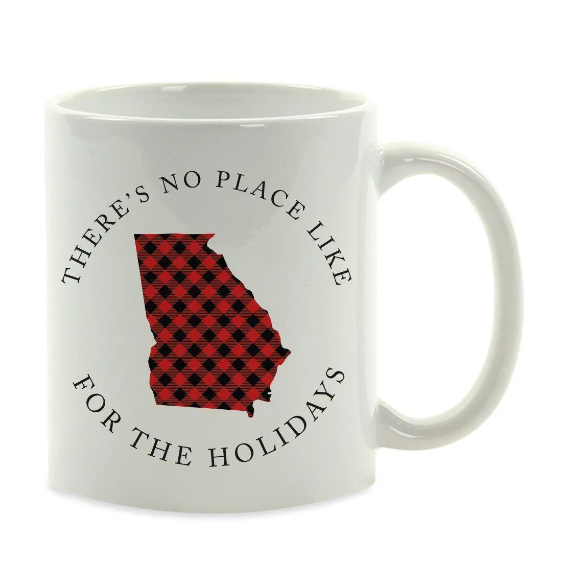 Andaz Press 11oz Plaid US State Home Coffee Mug