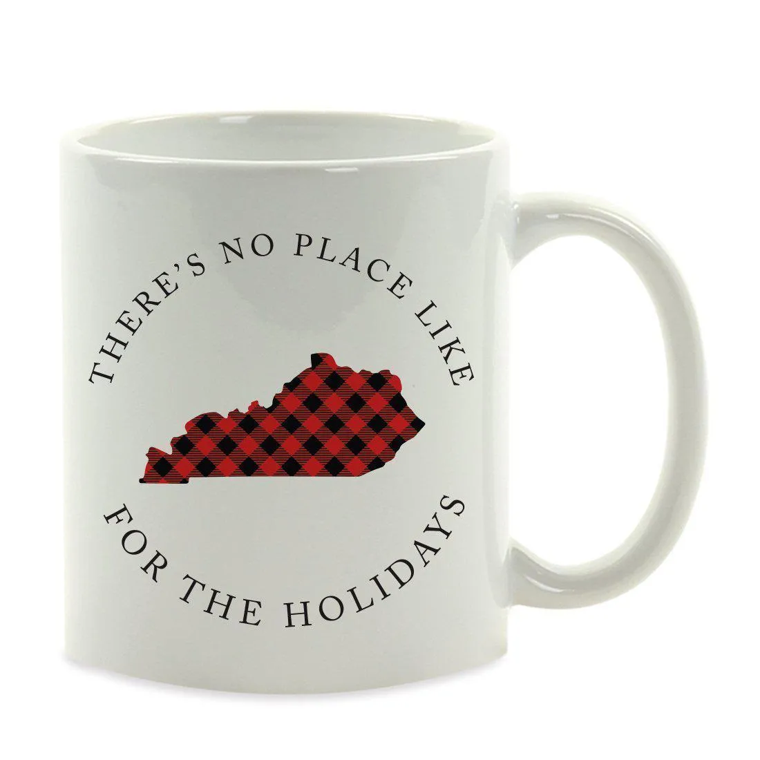 Andaz Press 11oz Plaid US State Home Coffee Mug