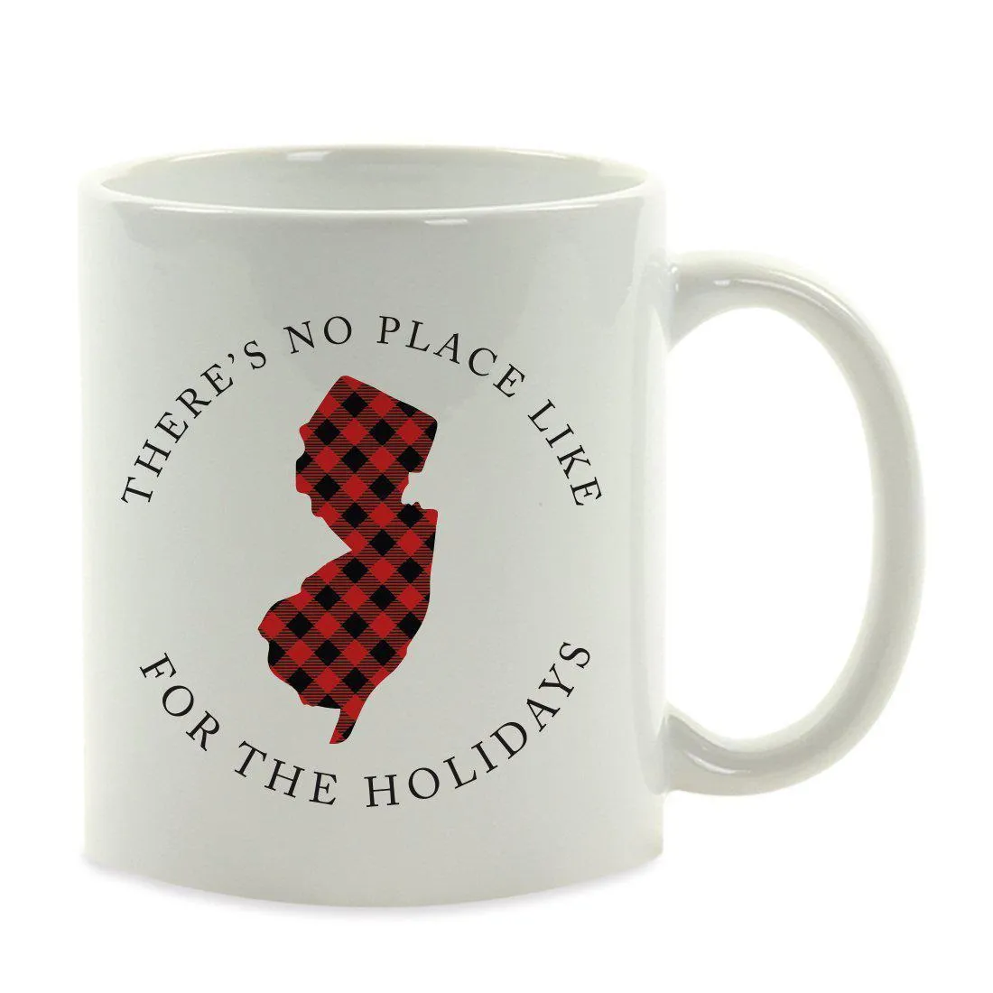 Andaz Press 11oz Plaid US State Home Coffee Mug