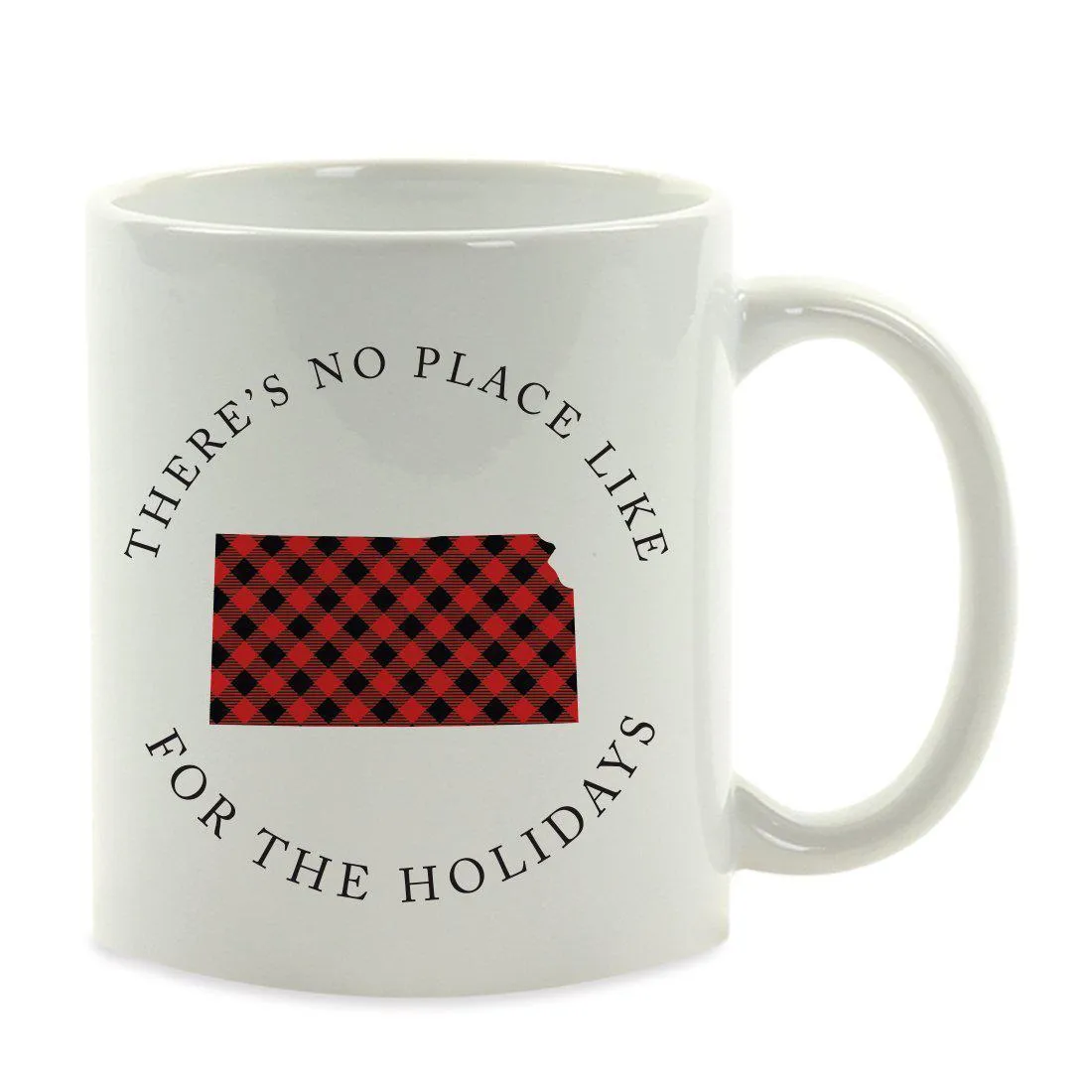 Andaz Press 11oz Plaid US State Home Coffee Mug