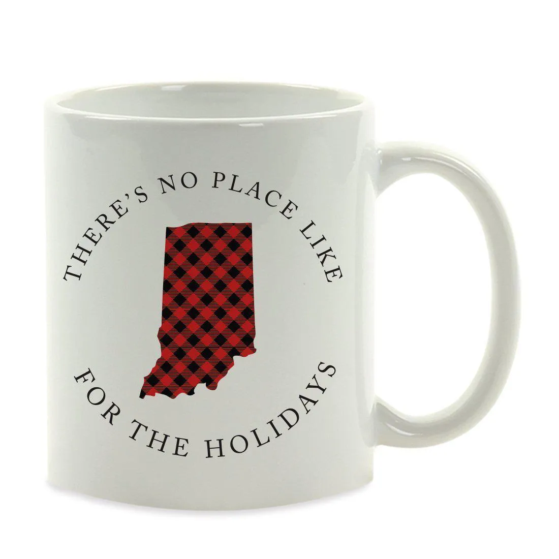 Andaz Press 11oz Plaid US State Home Coffee Mug