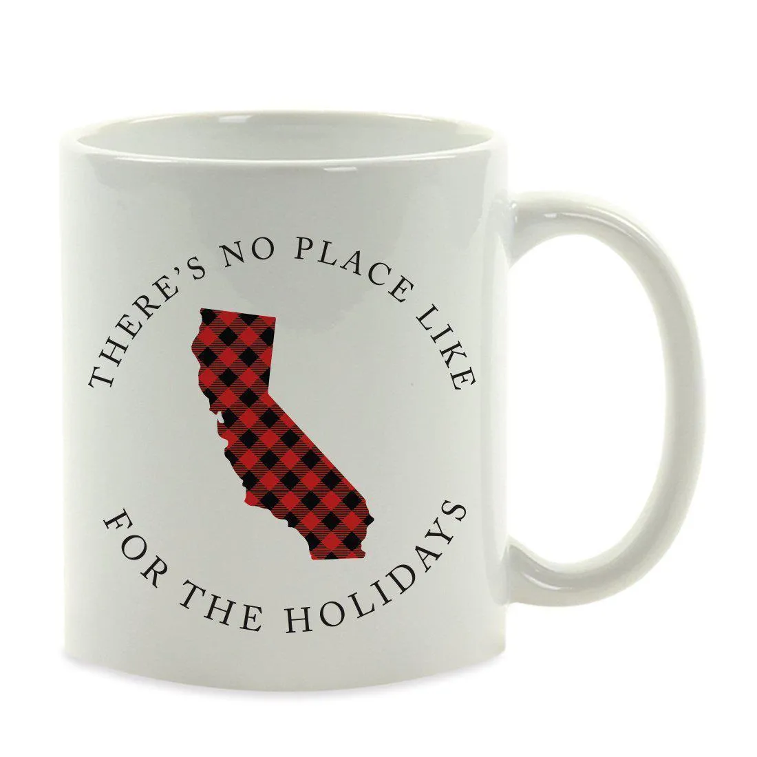 Andaz Press 11oz Plaid US State Home Coffee Mug