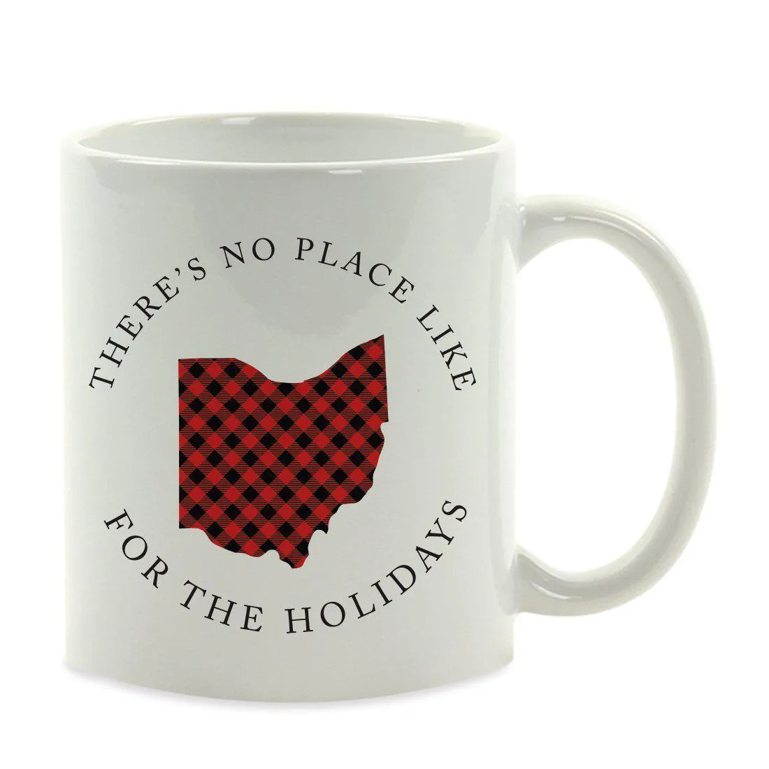 Andaz Press 11oz Plaid US State Home Coffee Mug