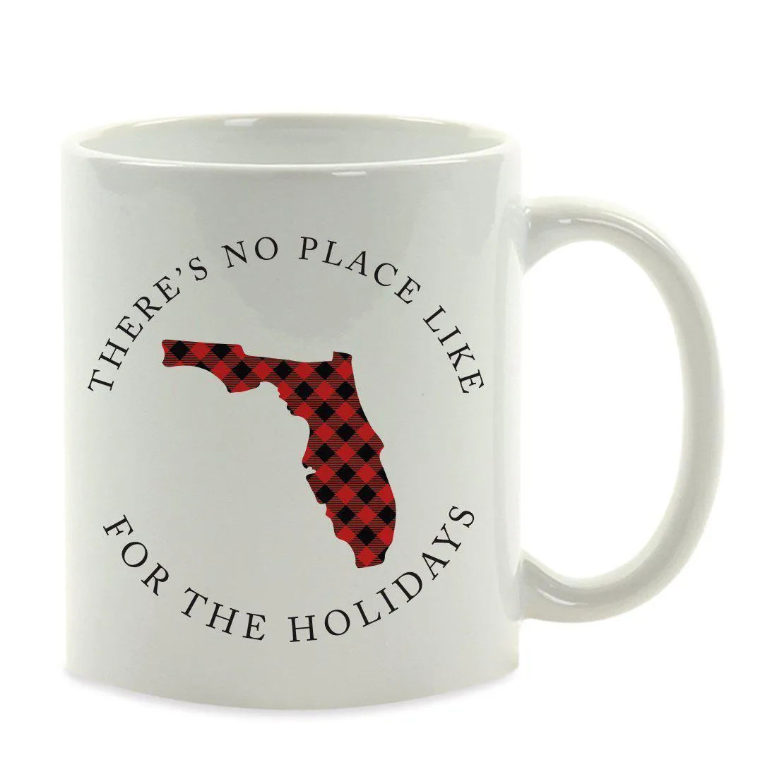 Andaz Press 11oz Plaid US State Home Coffee Mug