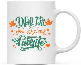 Andaz Press Autumn 11oz. Coffee Mug Gift, Dear Fall You are My Favorite