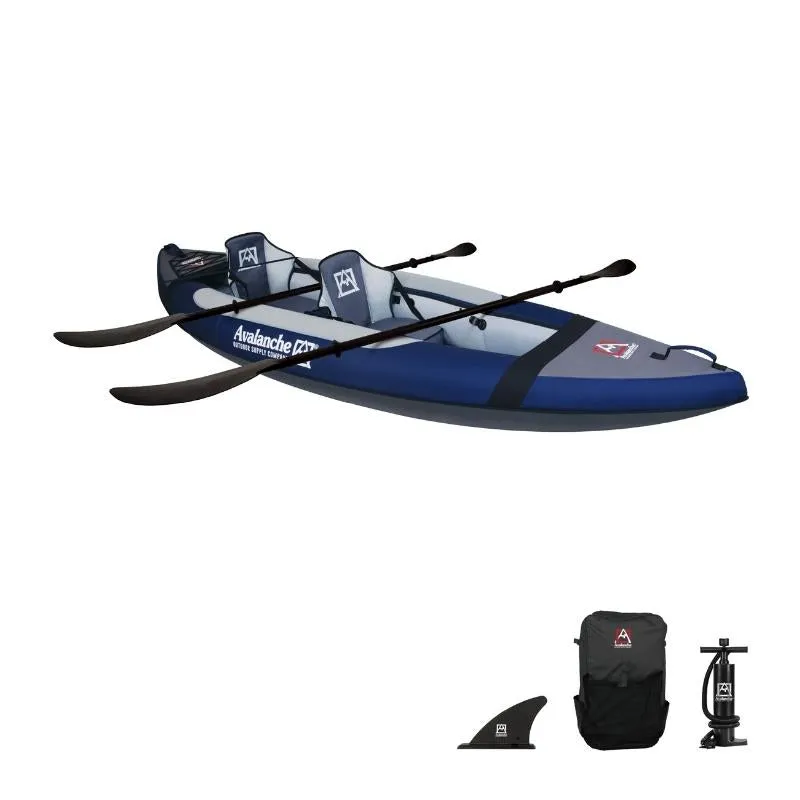 Avalanche 11' Voyager 2-Person Inflatable Kayak Set