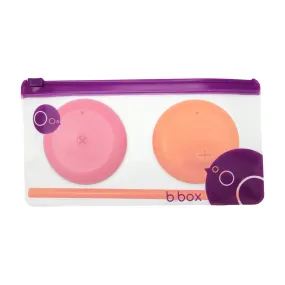 B.Box Silicone Lids Travel Pack - Strawberry Shake (Online Exclusive)