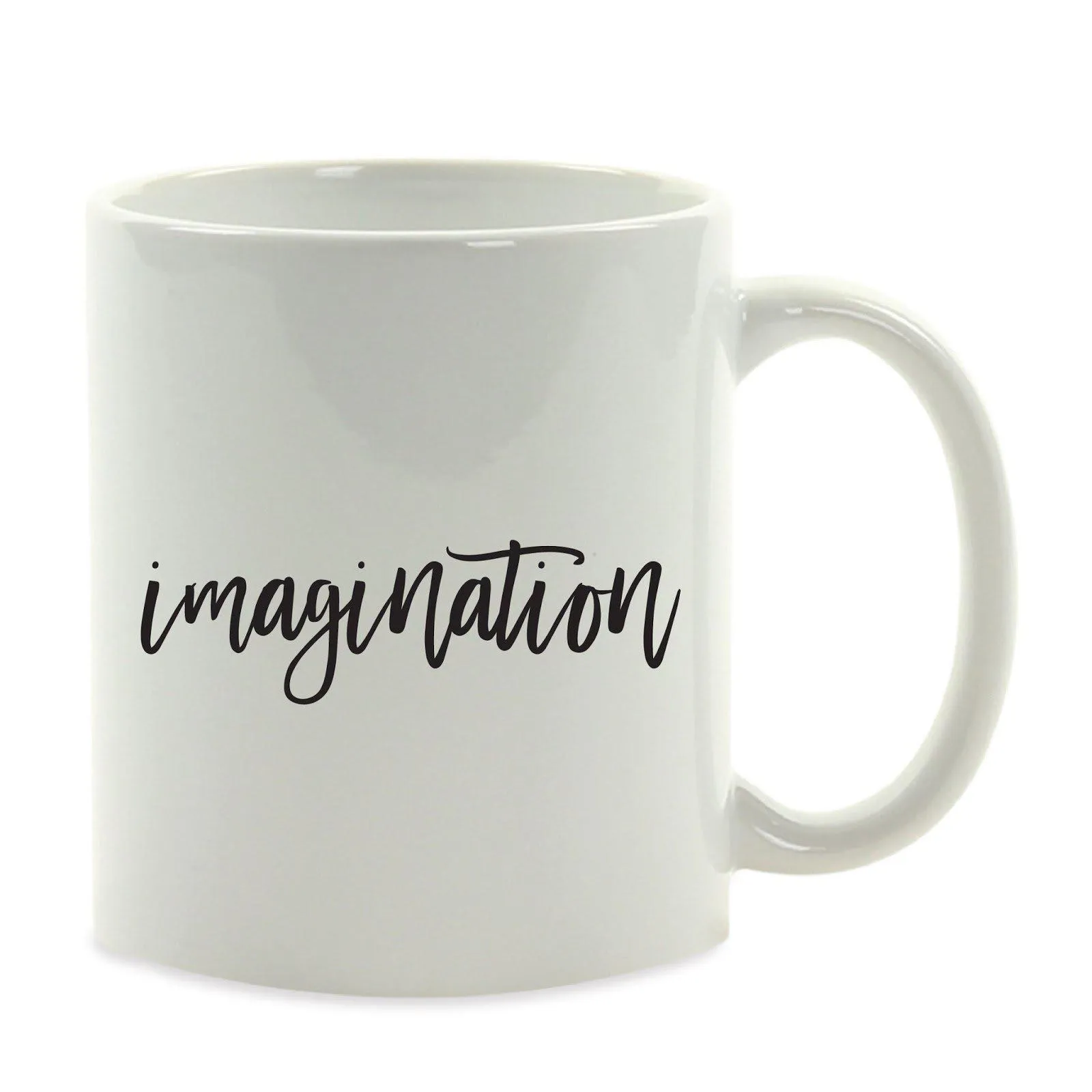 Calligraphy Good Virtues Ceramic Coffee Mug