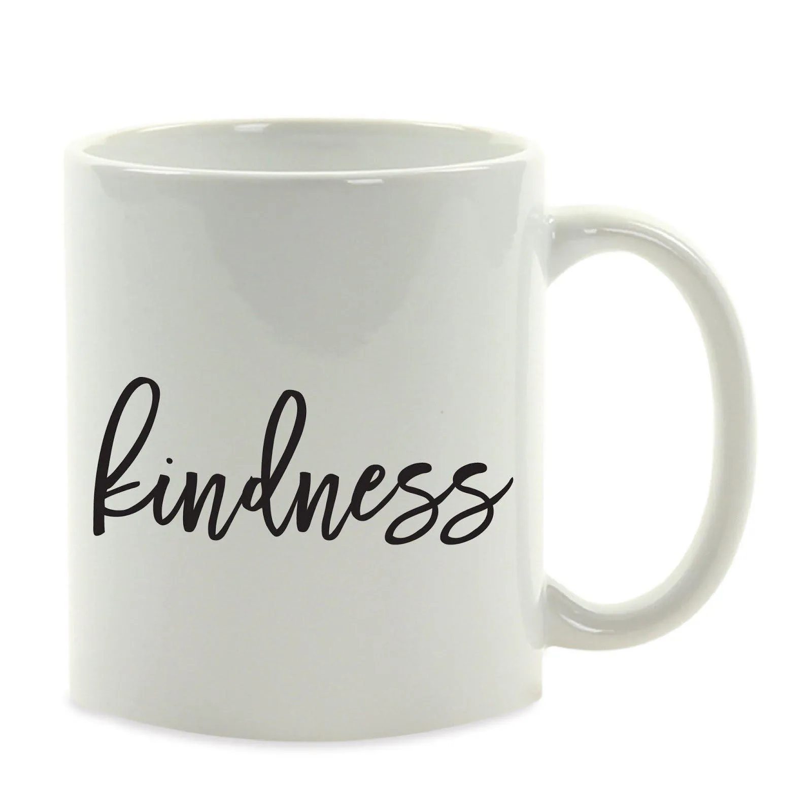 Calligraphy Good Virtues Ceramic Coffee Mug