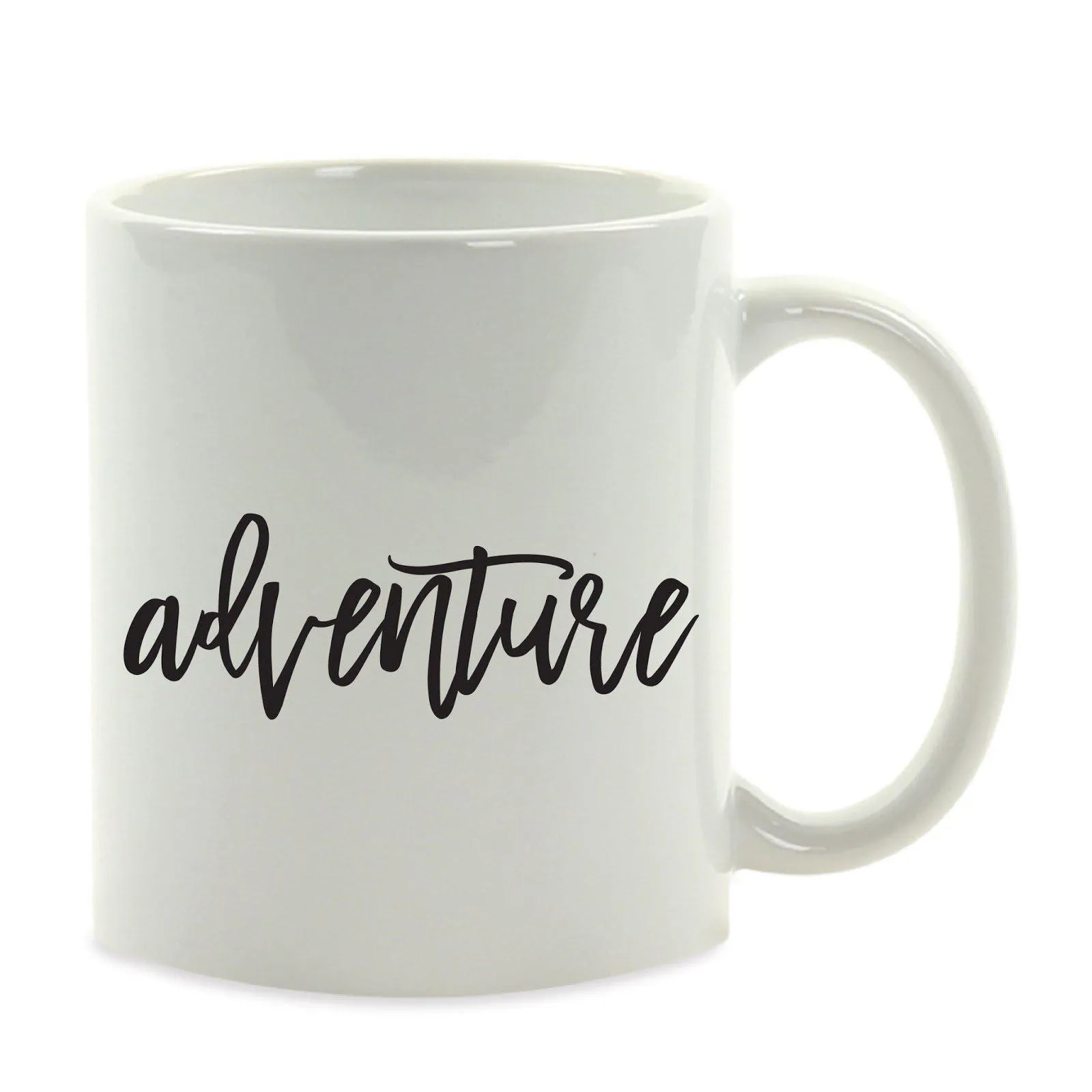 Calligraphy Good Virtues Ceramic Coffee Mug