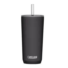 Camelbak Straw Tumbler Vacuum Insulated Stainless Steel 200Z / 600ml Black Coastal