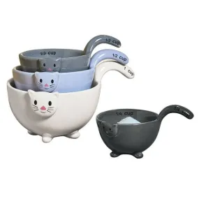 Ceramic Cat Measuring Cups