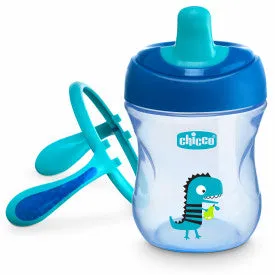 Chicco Semi-soft Spout Trainer Sippy Cup 7oz  6m  (2pk)