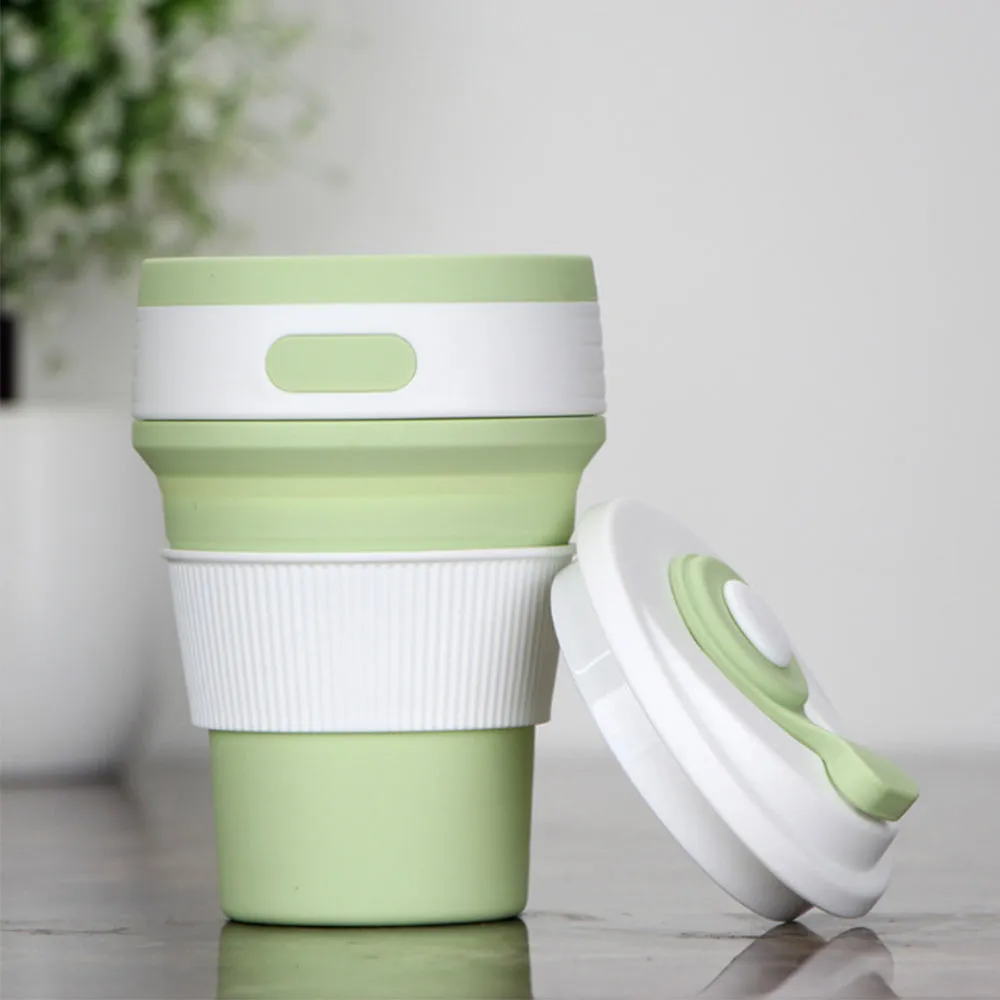 Collapsible Silicone Coffee Cup