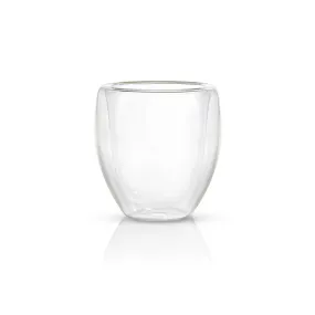 Double Walled Glass Cup 200ml - Set of 2